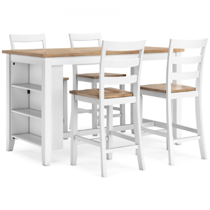 Picture of Gesthaven Counter Height Dining Table & 4 Stools