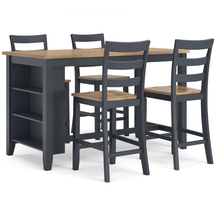 Picture of Gesthaven Counter Height Dining Table & 4 Stools