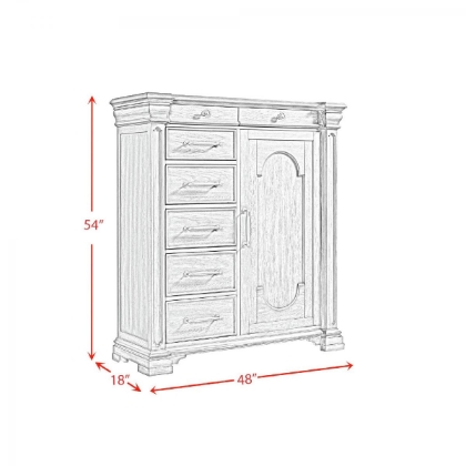 Picture of Kings Court Door Chest