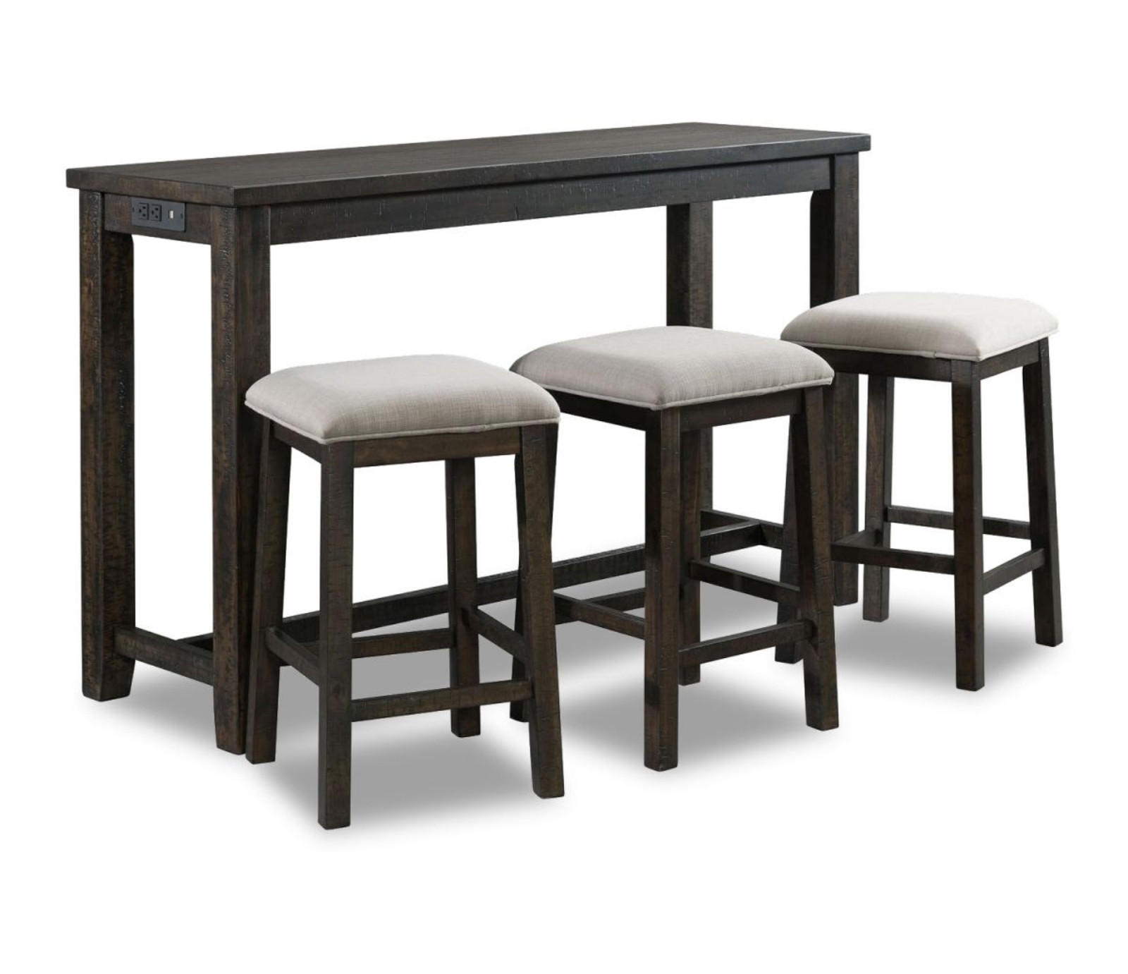 Picture of Stone Bar Height Dining Table & 3 Stools