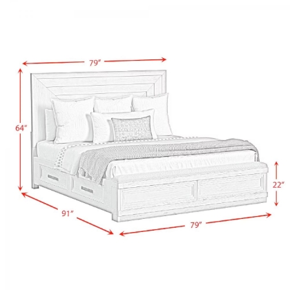 Picture of Avalanche King Size Bed