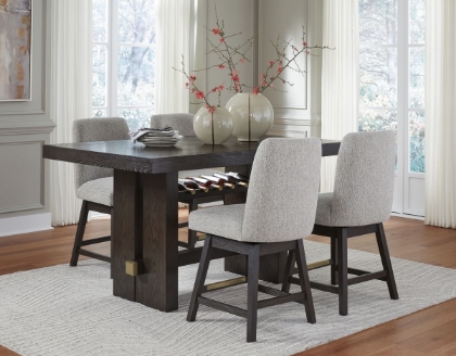 Picture of Burkhaus Counter Height Dining Table & 4 Stools