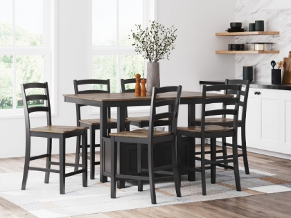 Picture of Wildenaur Counter Height Dining Table