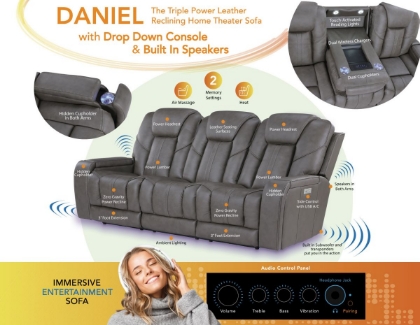 Picture of Daniel Power Reclining Sofa