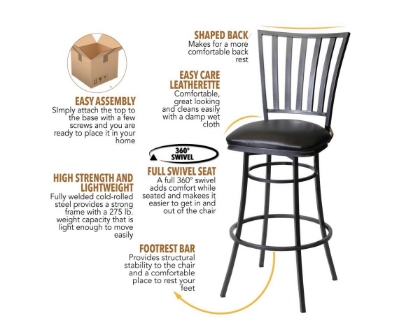 Picture of Stellan Bar Height Barstool