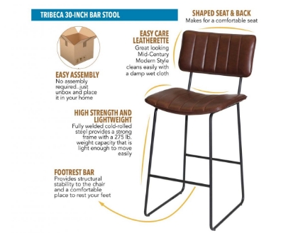 Picture of Tribeca Bar Height Barstool