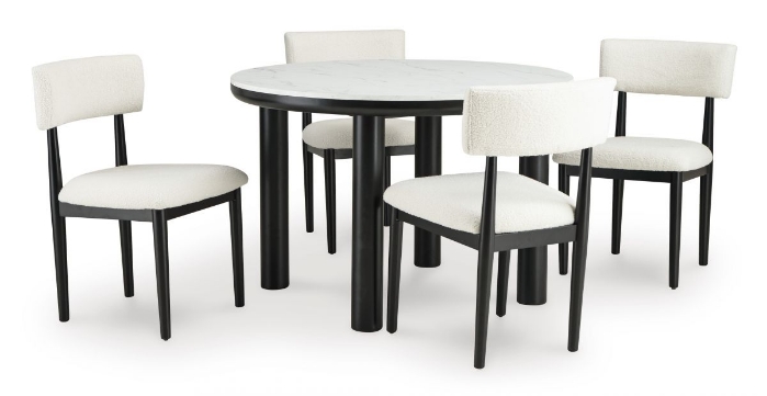 Picture of Xandrum Dining Table & 4 Chairs