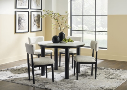 Picture of Xandrum Dining Table & 4 Chairs