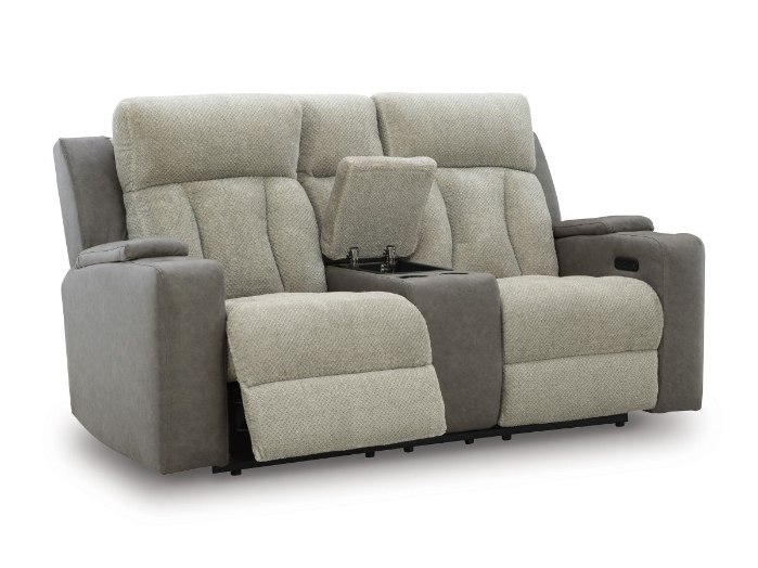 Picture of Stately Check Power Reclining Loveseat