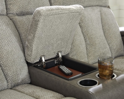 Picture of Stately Check Power Reclining Loveseat