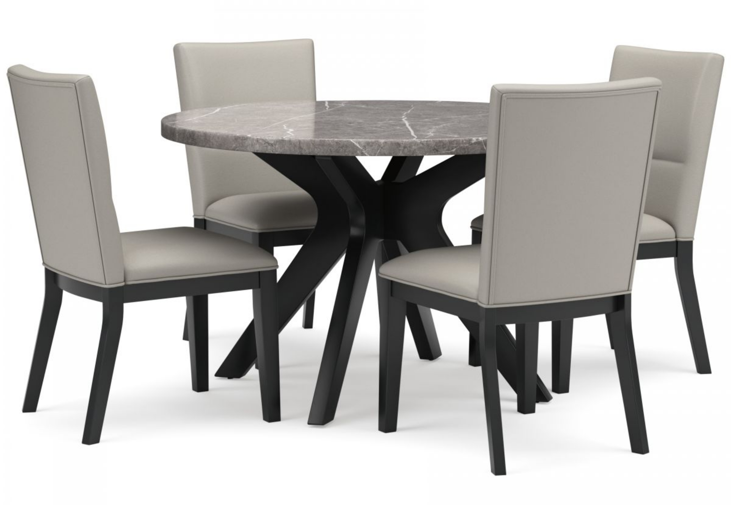 Picture of Glinari Dining Table & 4 Chairs