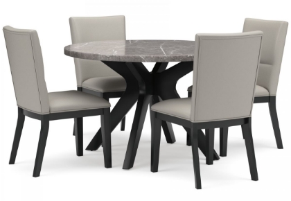 Picture of Glinari Dining Table & 4 Chairs