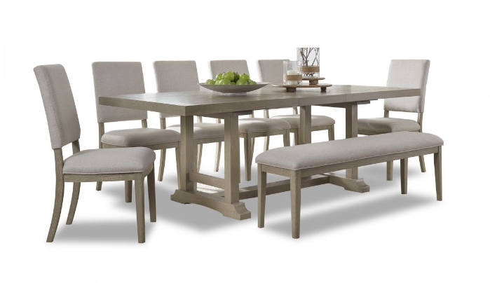 Picture of Vallardia Dining Table, 6 Chairs & Bench
