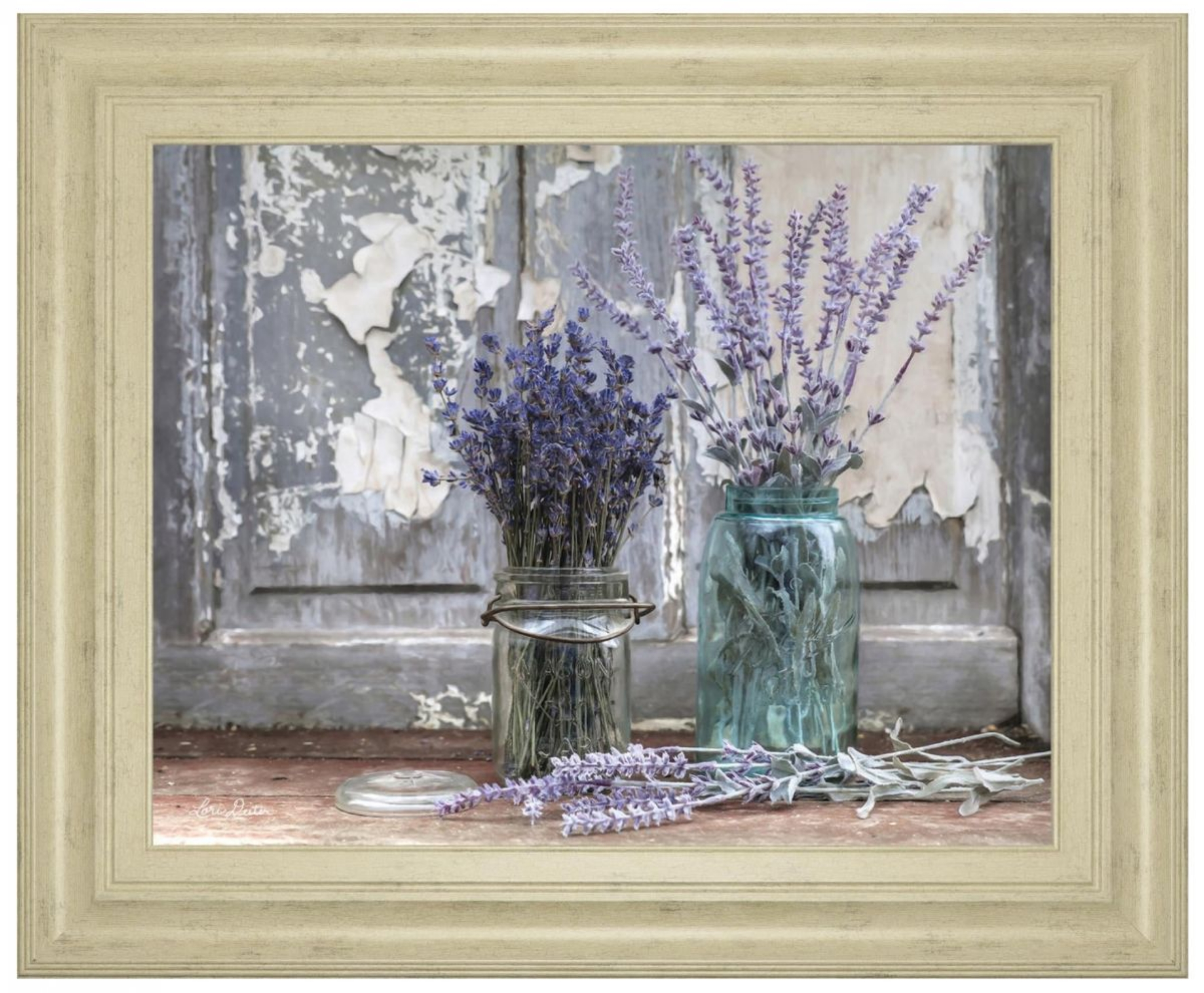 Picture of Flowers in Window Wall Art