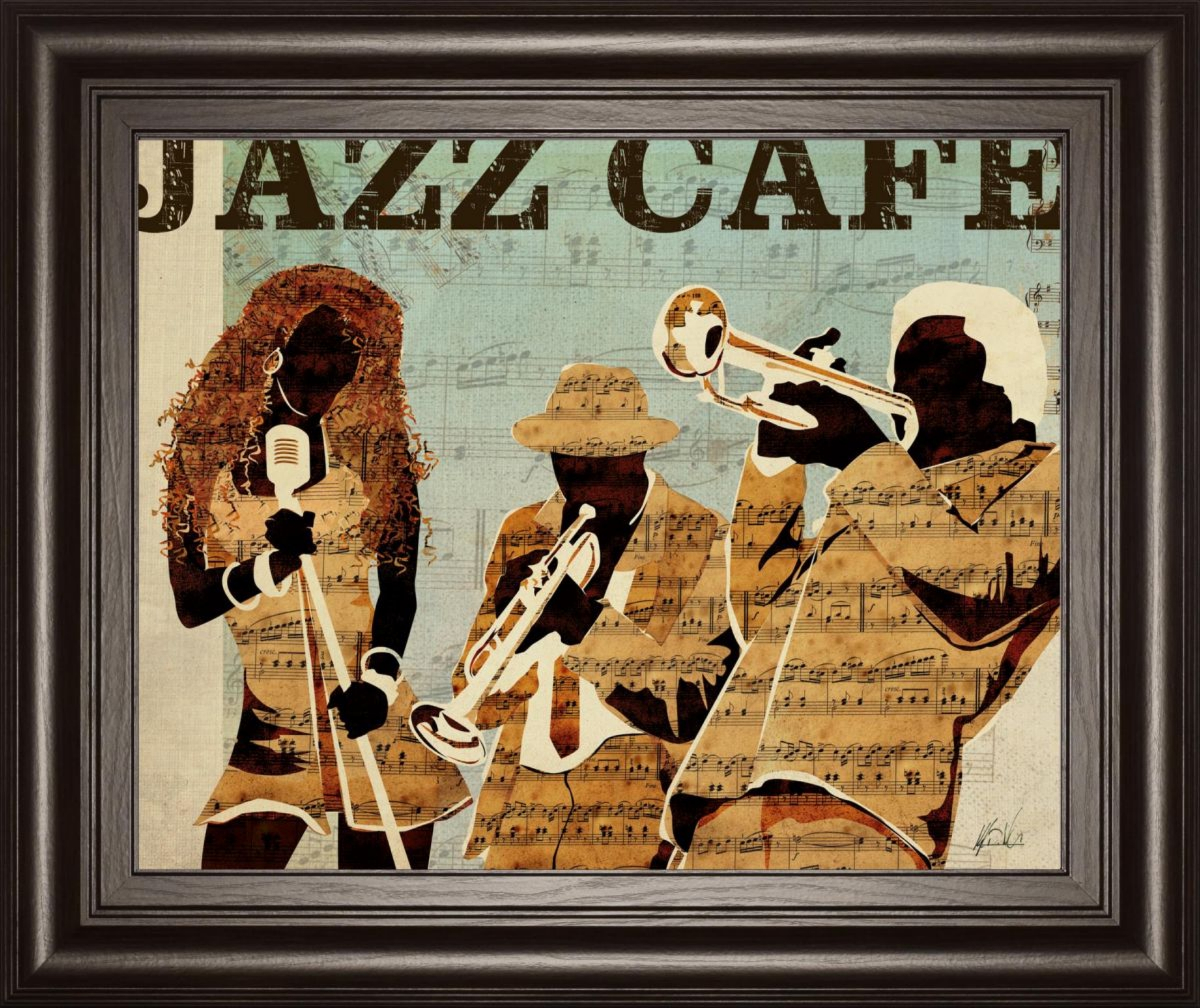 Picture of Jazz CafŽ Wall Art
