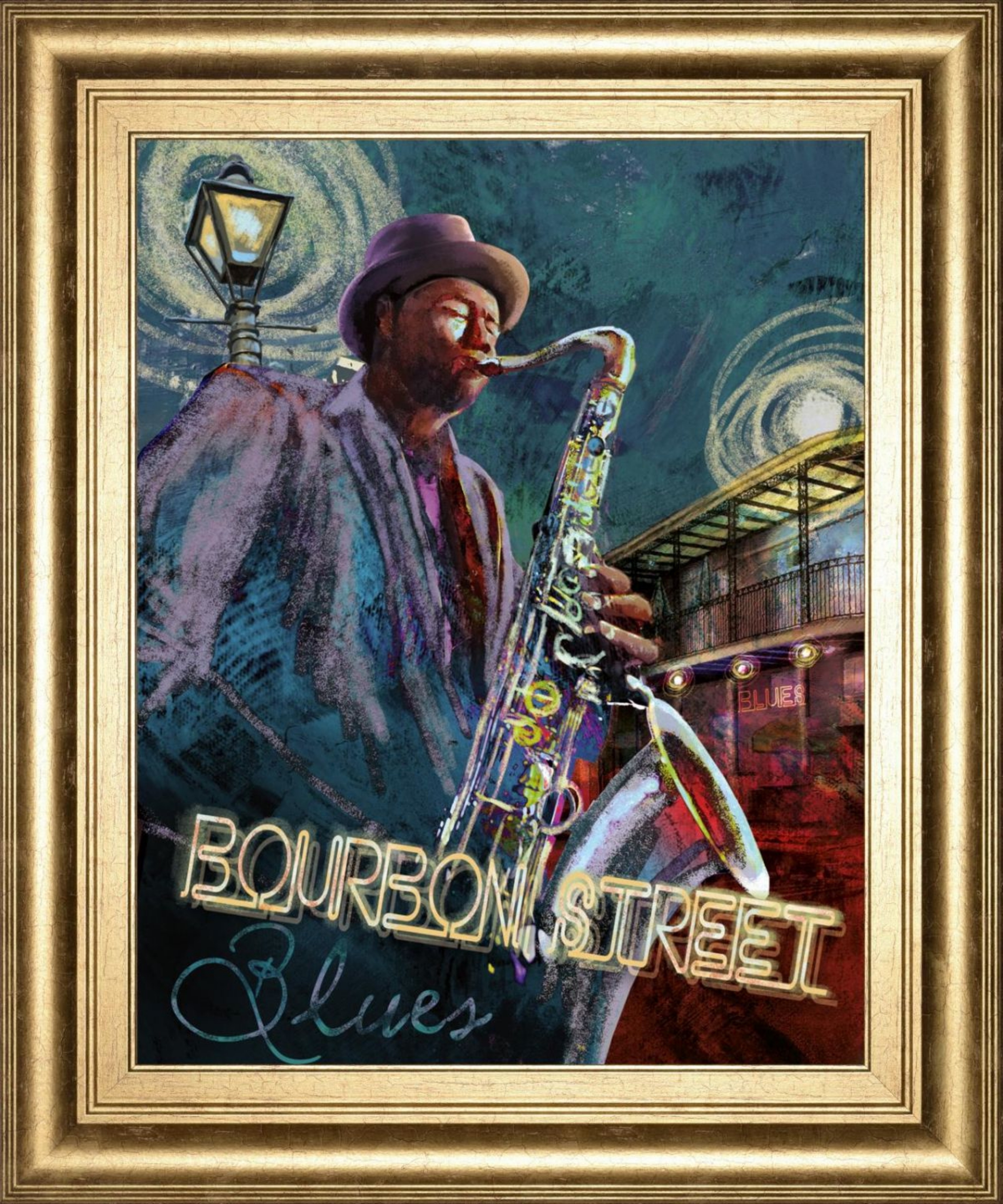Picture of Bourbon Street Blues Wall Art