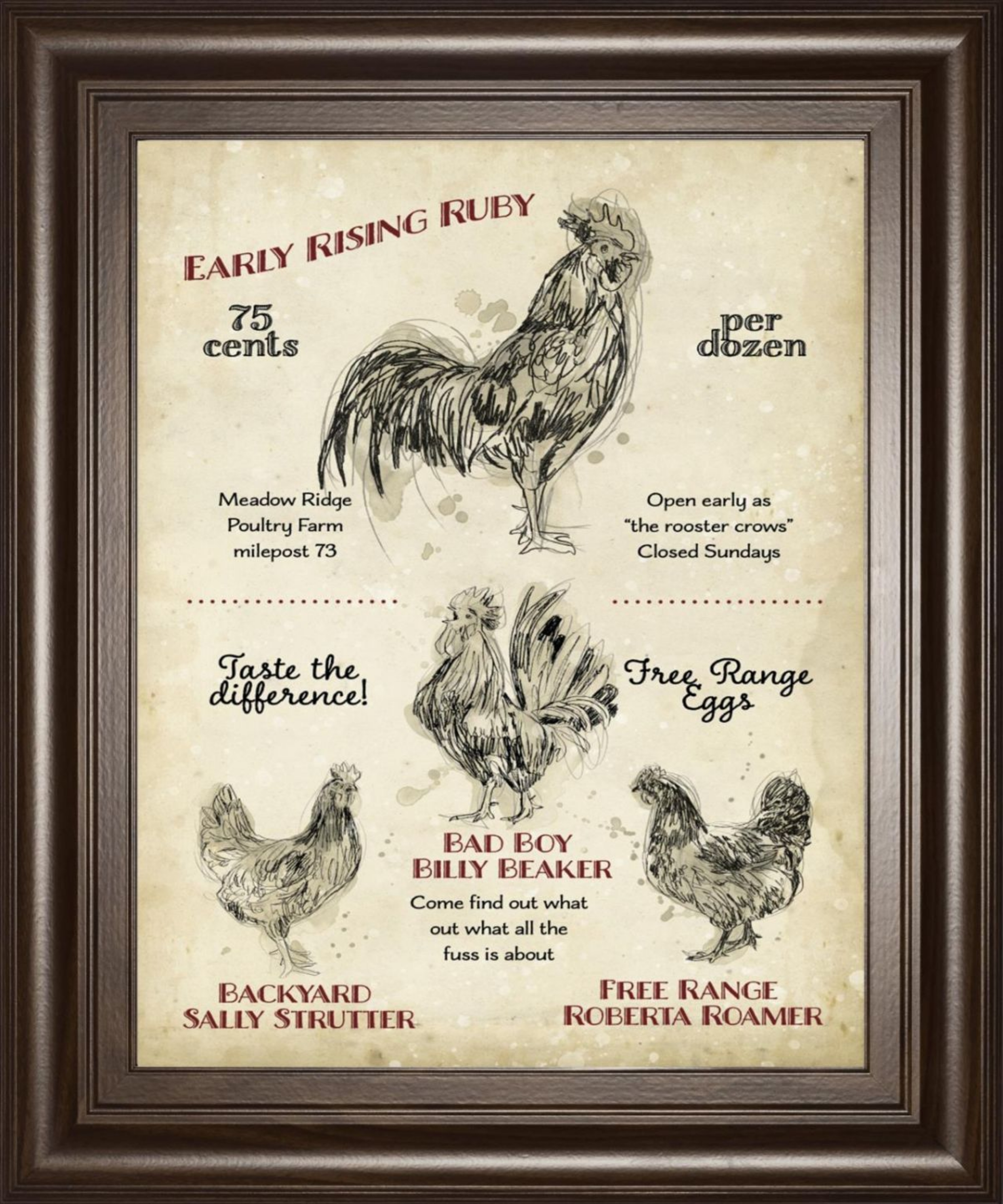 Picture of Hen House I Wall Art