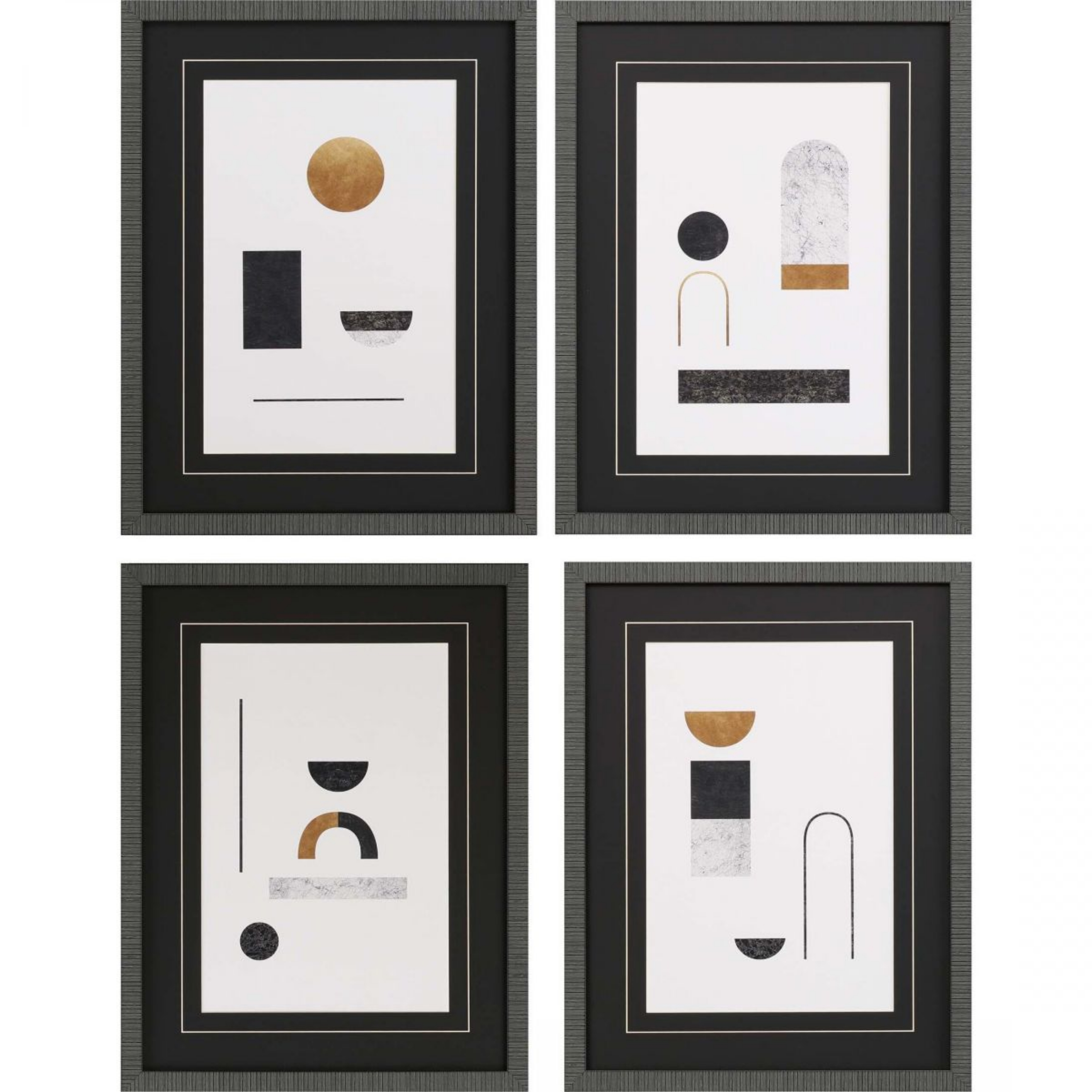Picture of Abstract Luxe Wall Art Set