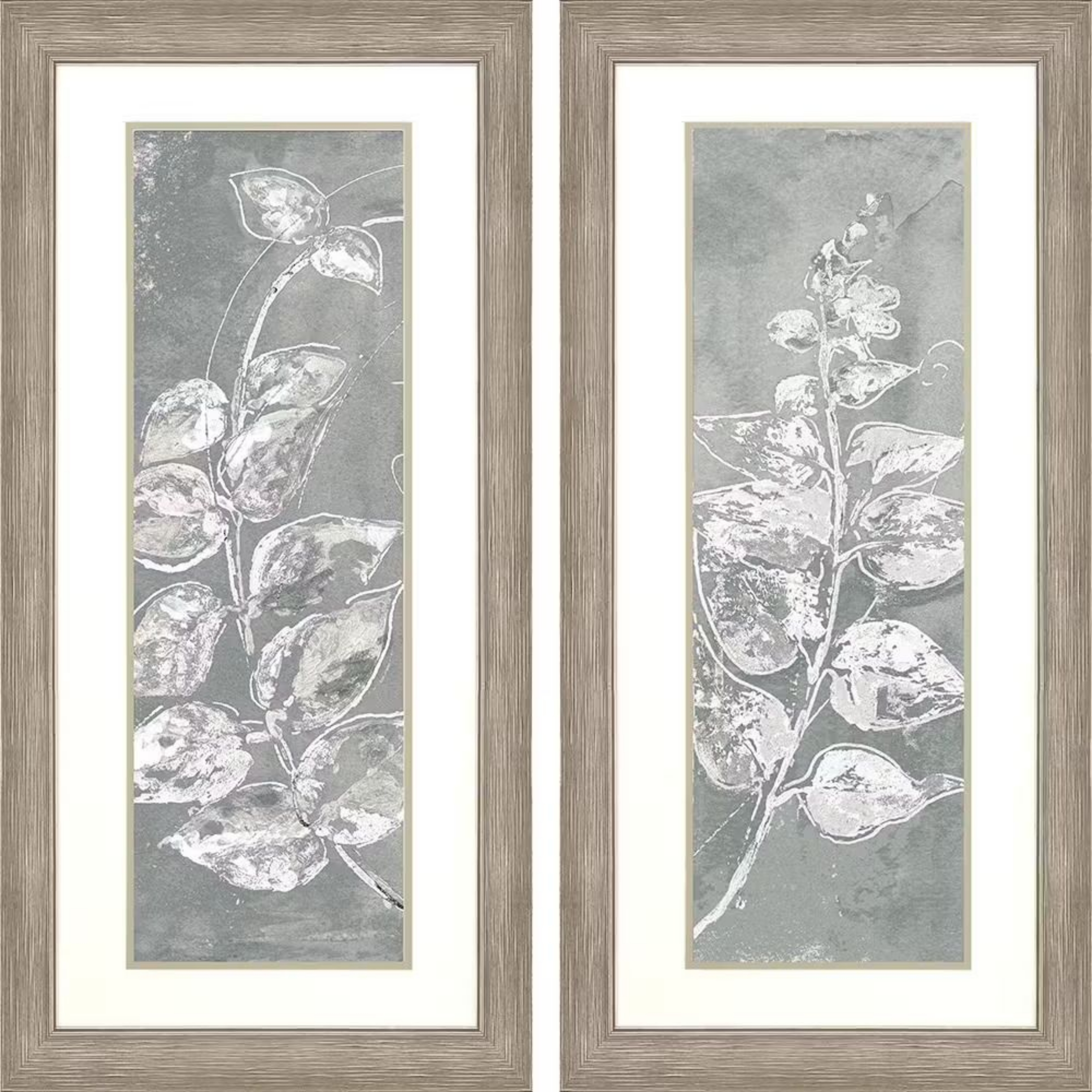 Picture of Elegant Leaves Wall Art Set