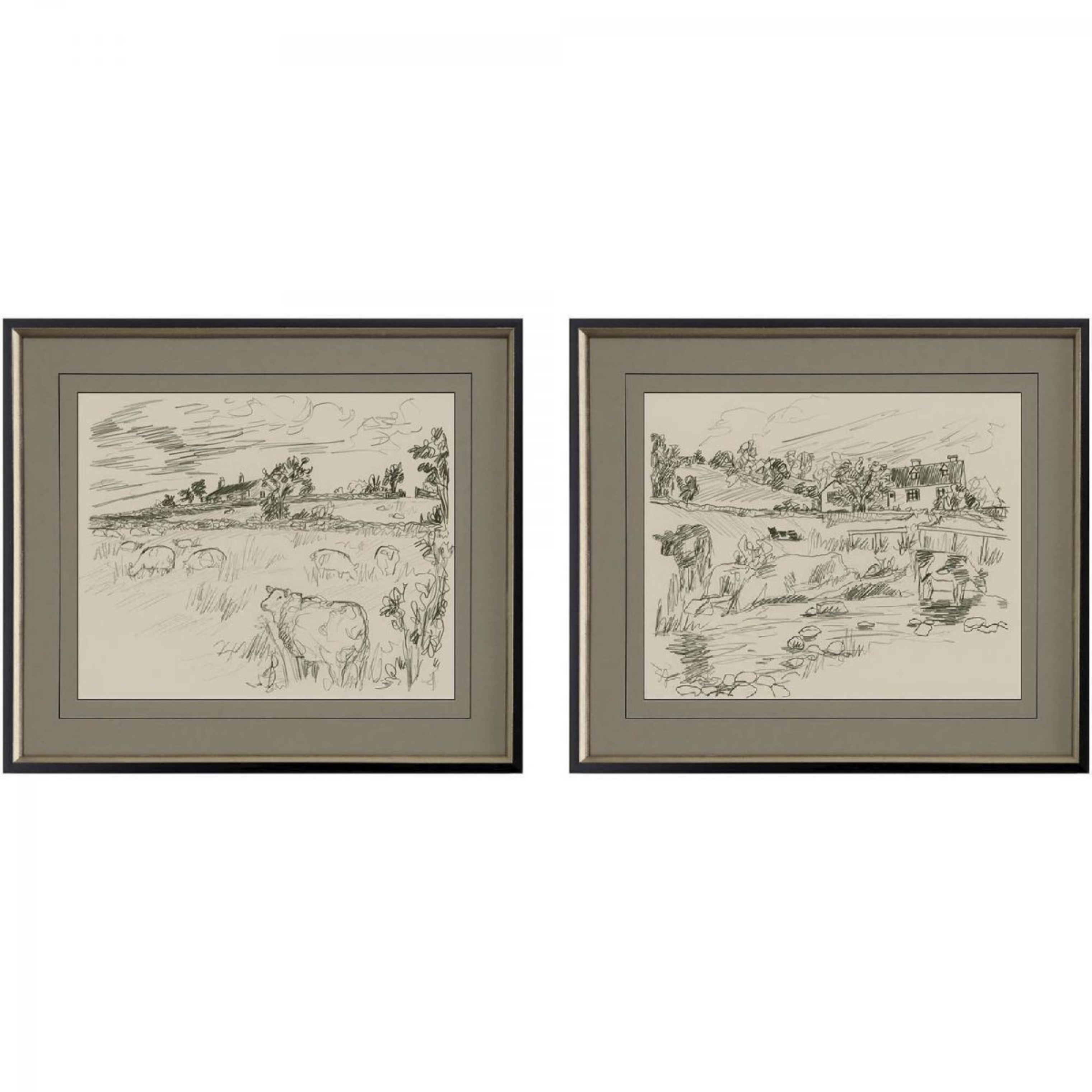 Picture of Sepia Scenes I Wall Art Set