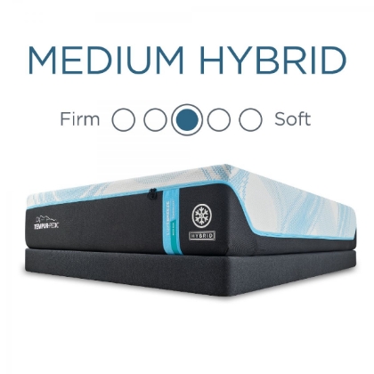 Picture of LuxeBreeze Medium Hybrid 2.0 Split Cal-King Mattress