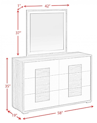 Picture of San Matteo Dresser & Mirror