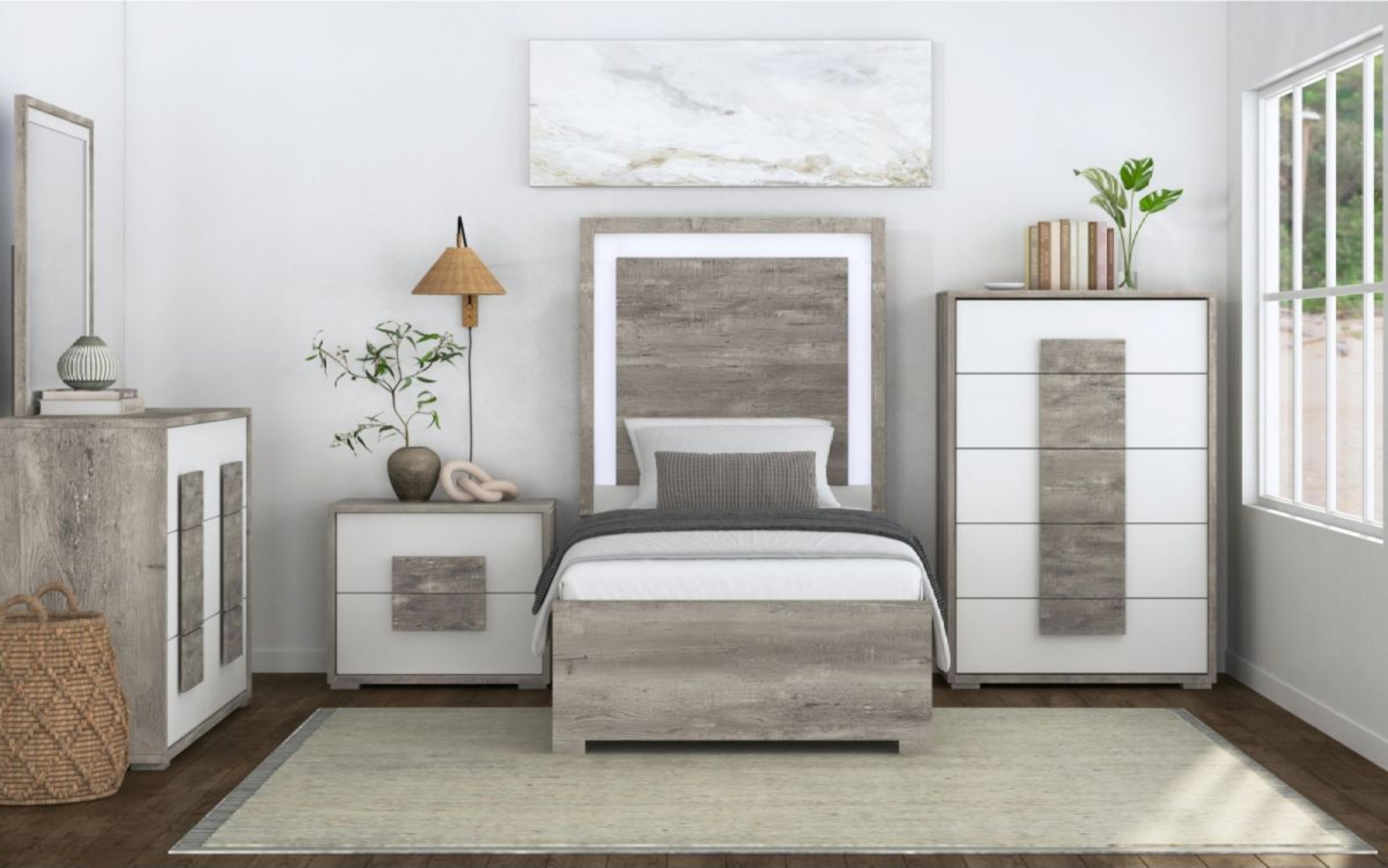 Picture of San Matteo Twin Bedroom Group