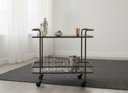 Picture of Smoked Bronze Bar Cart