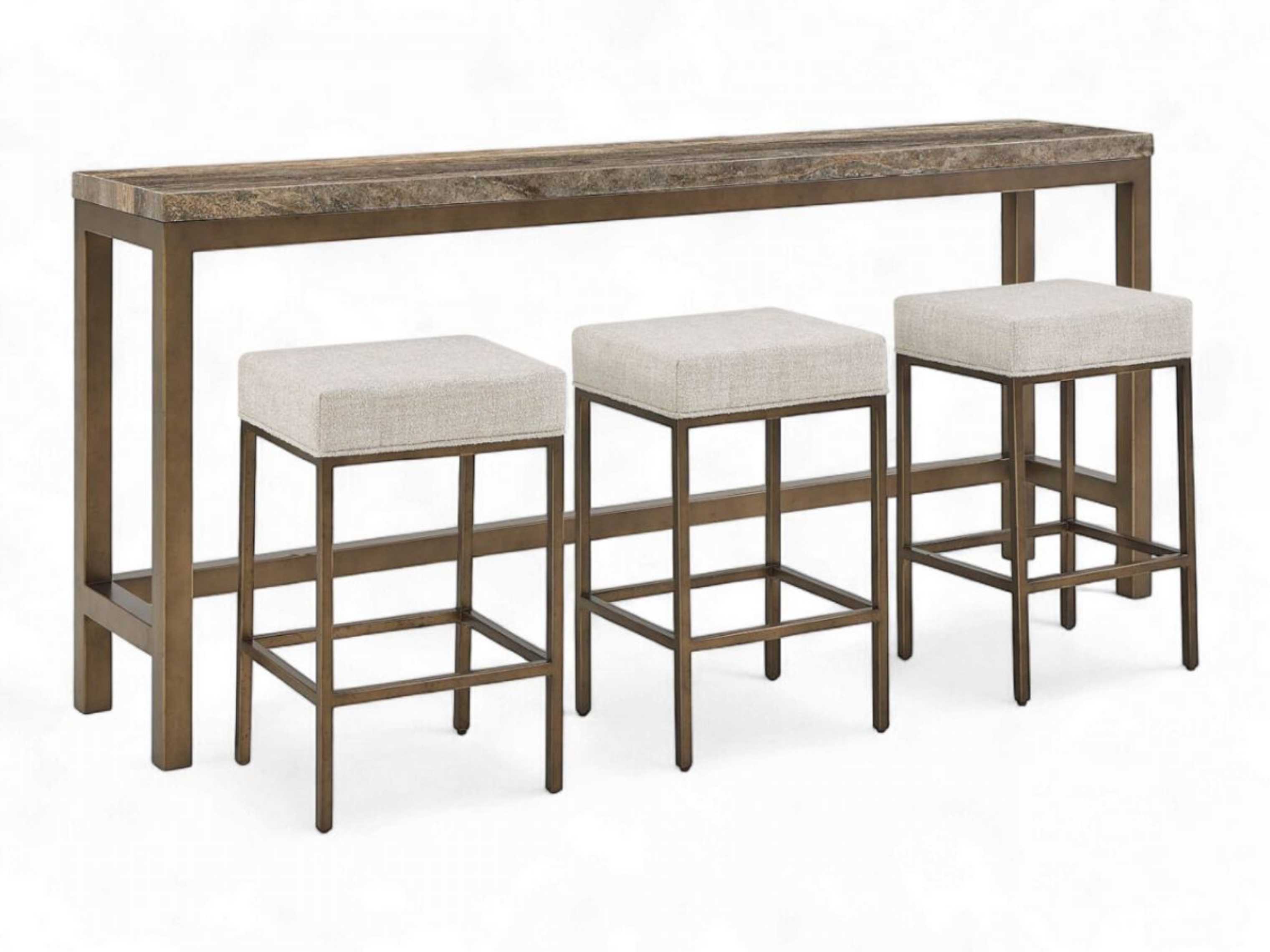 Picture of Brindle Bar Table & 3 Stools