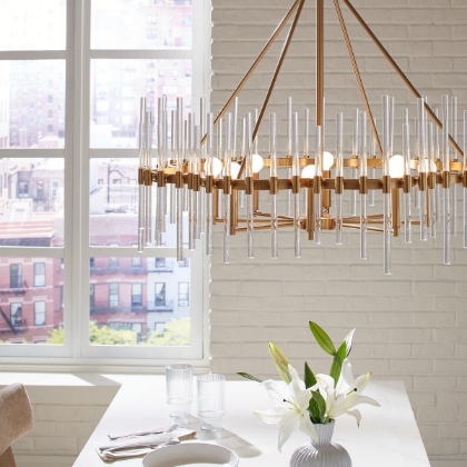 Picture of Crystal Stick Chandelier