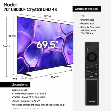Picture of Samsung 70" Crystal UHD TV