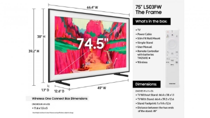 Picture of Samsung 75" Frame Pro TV