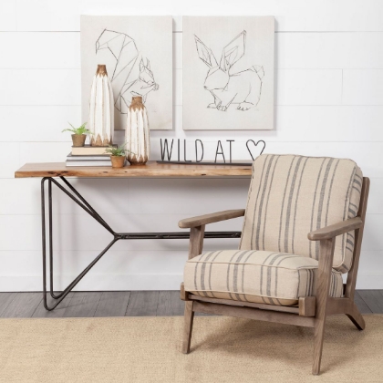 Picture of Wild at Heart Metal Sign