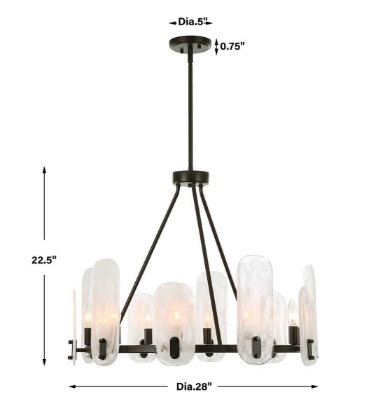 Picture of Ellipse 10-Light Chandelier