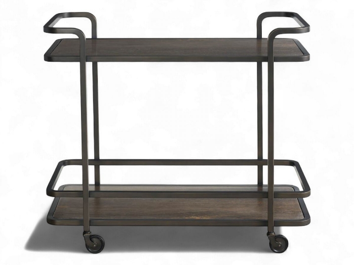 Picture of Smoked Bronze Bar Cart